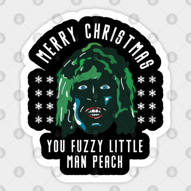 old gregg - you fuzzy little man peach Sticker by KyleCreated